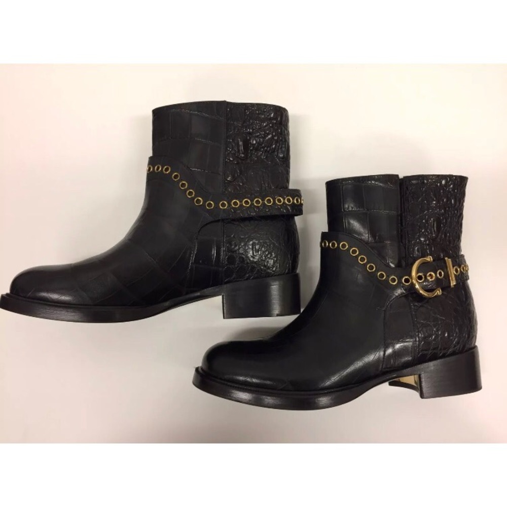 New Salvatore Ferragamo Women’s Leather Boots - Picture 1 of 4